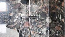 Naturstein Dusche